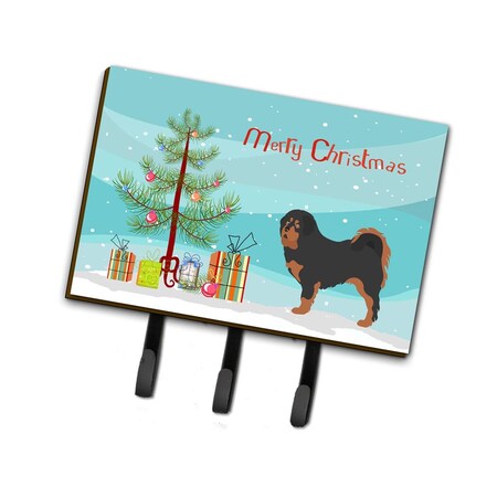Carolines Treasures Tibetan Mastiff Christmas Leash or Key Holder BB8488TH68